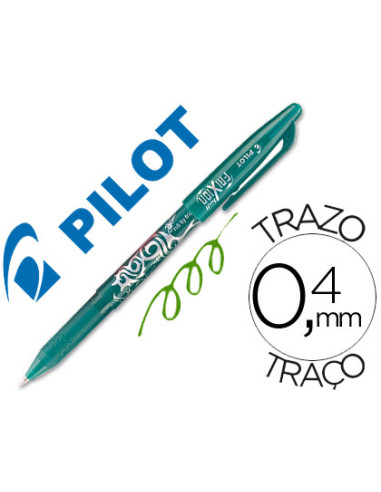 PILOT BOLÍGRAFO TINTA BORRABLE FRIXION BALL 0.7 VERDE