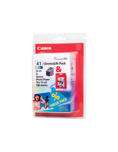 CANON TINTA TRICOLOR IP 1600 1900 2200 6210D 6220D 1200 1300 1700 MP 150 170 450 160 140 180 210 220 MX 300 310 - CL41