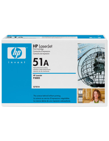 HP LASERJET MFP M3027/M3035, P3005 TONER NEGRO (6.500 PÁG.) - 51 A