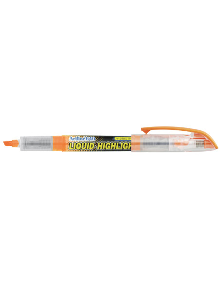 Rotulador artline fluorescente ek-640 naranja punta biselada