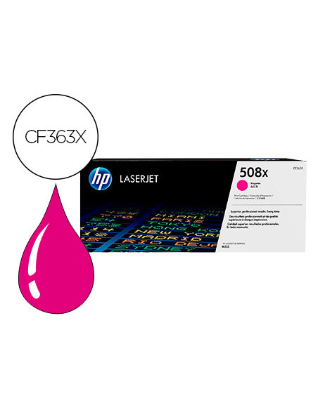 HP LASERJET M553 TONER 508X MAGENTA ALTA