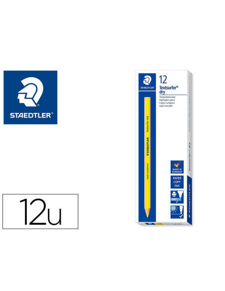 STAEDTLER MARCADOR EN SECO TEXTSURFER DRY AMARILLO FLUORESCENTE