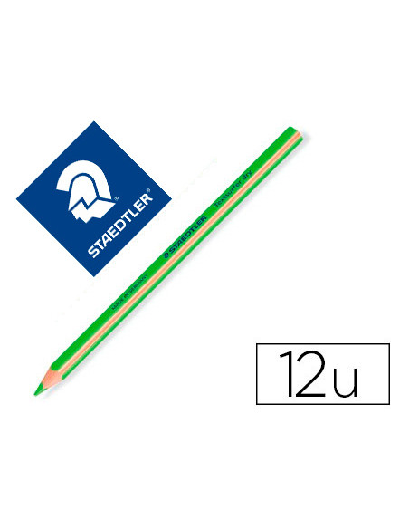 STAEDTLER MARCADOR EN SECO TEXTSURFER DRY VERDE FLUORESCENTE