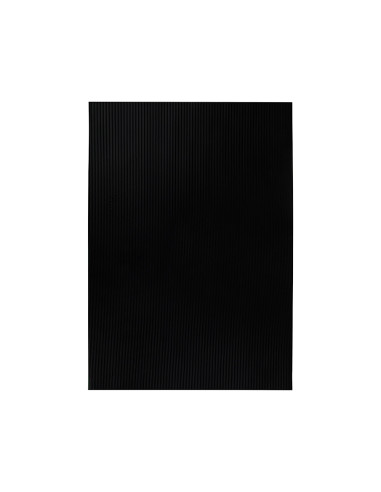 Goma eva ondulada liderpapel 50x70cm 2,2mm de espesor negro