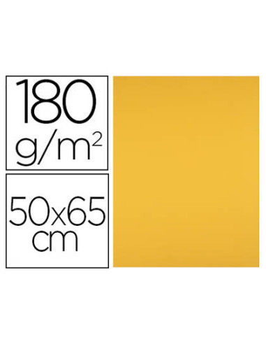 Cartulina liderpapel 50x65 cm 180 gr oro viejo unidad