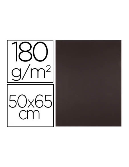 Cartulina liderpapel 50x65 cm 180 gr marron unidad