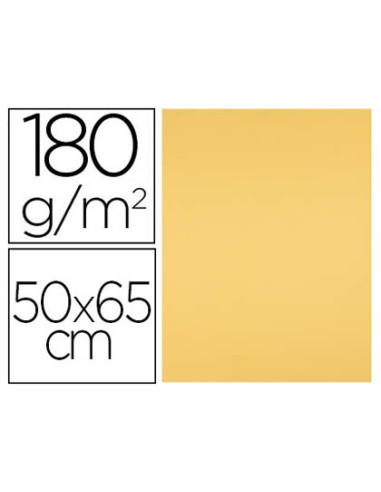 Cartulina liderpapel 50x65 cm 180 gr oro unidad