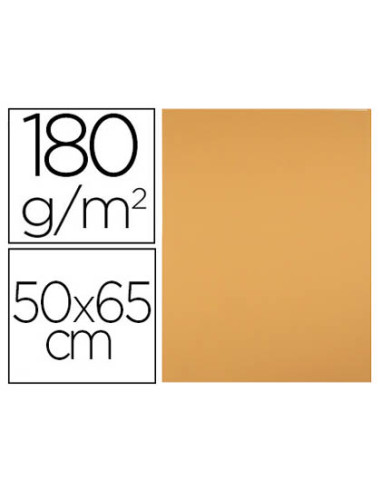 Cartulina liderpapel 50x65 cm 180 gr avellana unidad