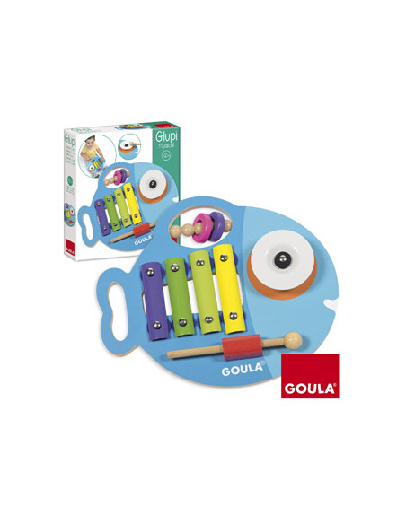 Juego goula didactico glupy musical 3 en 1