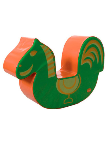 Caballo sumo didactic naranja / verde 90x25x59 cm