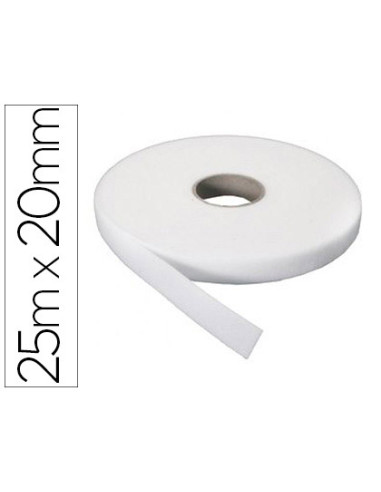 Velcro adhesivo sumo didactic suave rollo 25 m x 20 mm