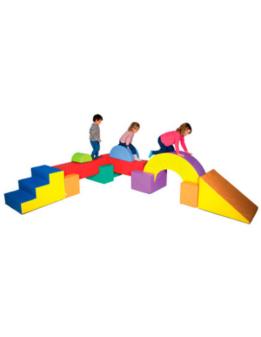 Conjunto psicomotrocidad 39 sumo didactic multicolor 355x205x80 cm