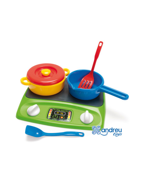 Juego dantoy cocina vitro 6 piezas 25x30x10 cm