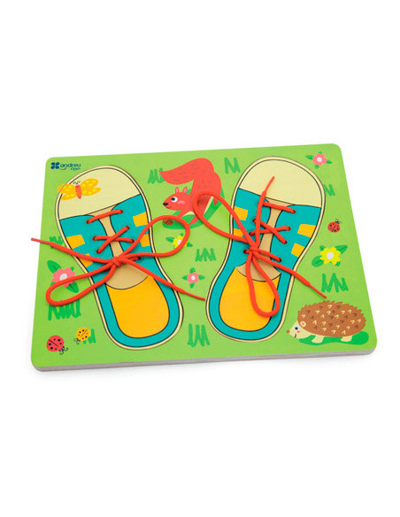 Juego andreutoys enhebrar hilar y coser 30x22,5x1,3cm