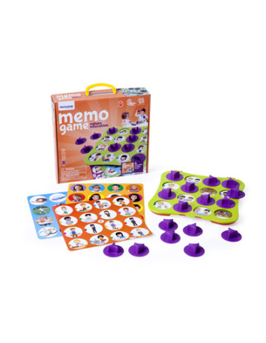 Juego miniland memo game educacion en valores 12 laminas