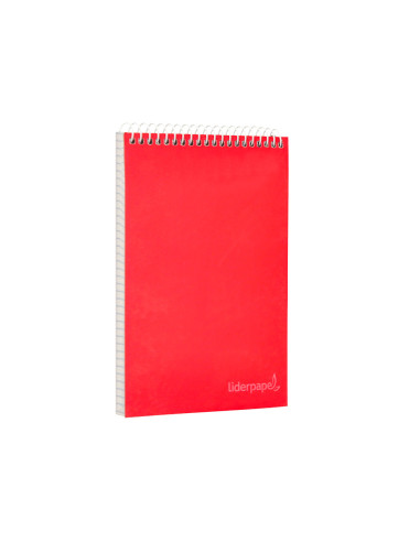 Cuaderno espiral liderpapel bolsillo octavo apaisado witty tapadura 80h 75gr cuadro 4 mm colores surtidos