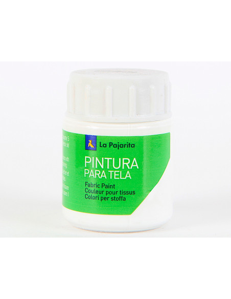 Pintura para tela la pajarita blanco 25 ml