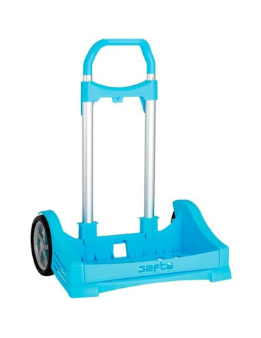 SAFTA CARRO PORTAMOCHILAS EVOLUTION P.298C TROLLEY AZUL CELESTE