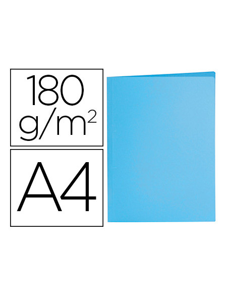 Subcarpeta liderpapel a4 azul pastel 180g/m2