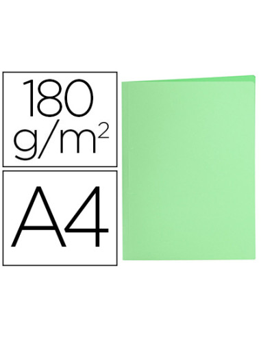 Subcarpeta liderpapel a4 verde pastel 180g/m2