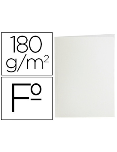 Subcarpeta liderpapel folio blanco 180g/m2