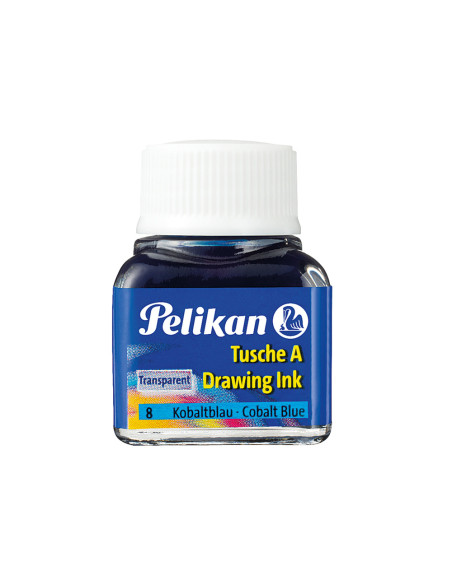 Tinta china pelikan azul cobalto bote de 10 ml