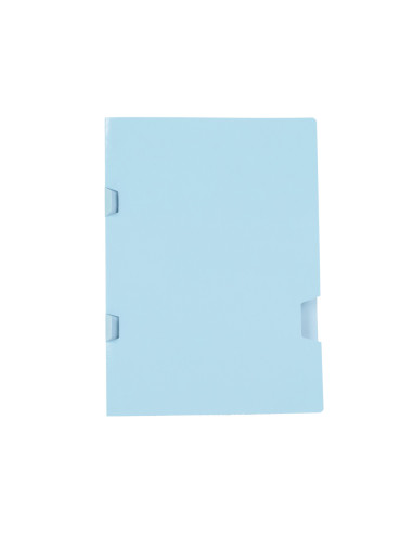 Subcarpeta liderpapel folio azul tres uñeros plastificada 160g/m2