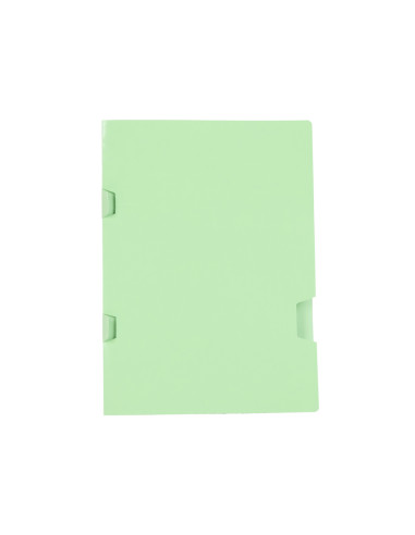 Subcarpeta liderpapel folio verde tres uñeros plastificada 160g/m2