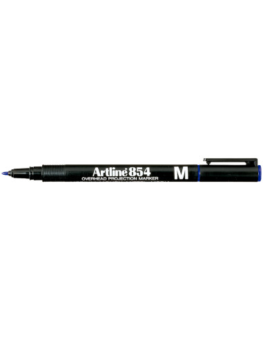 Rotulador artline retroproyeccion punta fibra permanente ek-854 azul -punta redonda 1 mm