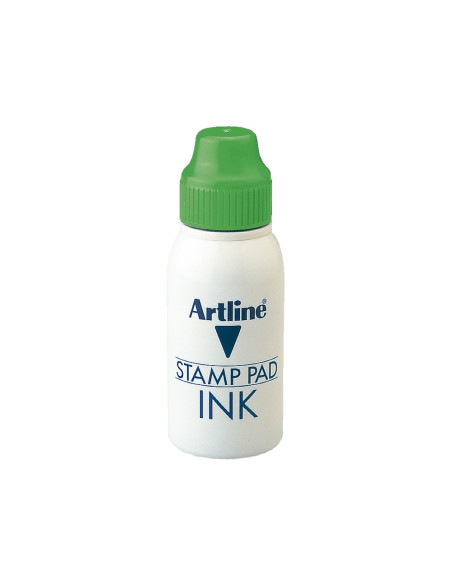 Tinta tampon artline verde bote 50 cc