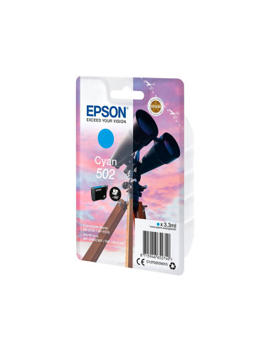 EPSON SINGLEPACK CYAN 502 INK (XP-5100, XP-5105, WF-2860DWF, WF-2865DWF)