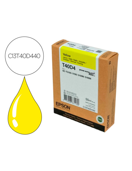 EPSON TINTA AMARILLO ULTRACHROME XD2 SC-T3100, SC-T5100