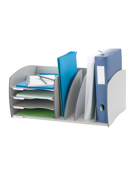 Organizador de armario paperflow gris poliestireno 245x543x340 mm