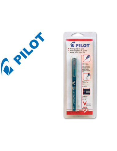 Rotulador pilot v-5 azul blister de 1 unidad