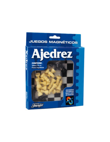 Juegos de mesa ajedrez magnetico 20x16,1x2,2 cm