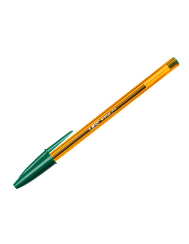 BIC BOLÍGRAFO CRISTAL ORIGINAL FINE VERDE CAJA -50U-