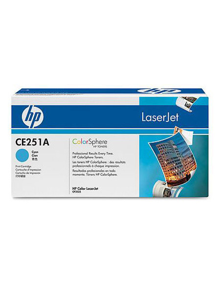 HP LASERJET TONER CIAN  CP 3525 - 504 A