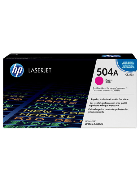 HP LASERJET TONER MAGENTA CP 3525 - 504 A