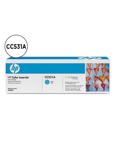 HP LASERJET COLOR CP2025,CM2320 TONER CIAN 2.800 PÁG. 304A