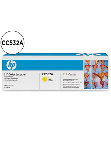 HP LASERJET COLOR CP2025,CM2320 TONER AMARILLO 2.800 PÁG. 304A