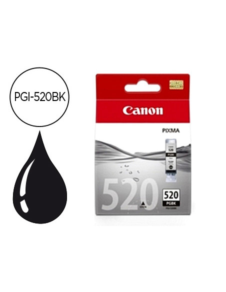 CANON TINTA NEGRO PIXMA IP3600/4600  PGI 520 BK