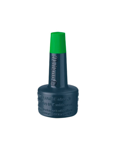 Tinta tampon pelikan verde bote 28 ml