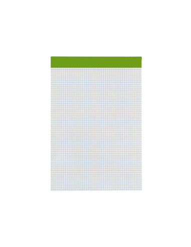 Bloc notas liderpapel cuadro 4 mm a4 80 hojas 60 g/m2 perforado sin tapa