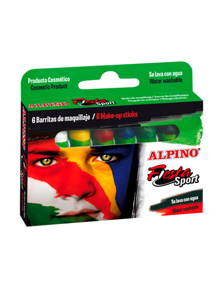 ALPINO MAQUILLAJE EN BARRA FIESTA SPORT ESTUCHE DE 6 C/SURTIDOS