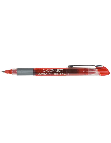 Rotulador q-connect roller ball rojo 0,5 mm