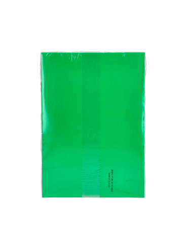 Papel color q-connect din a4 80gr verde intenso paquete de 500 hojas