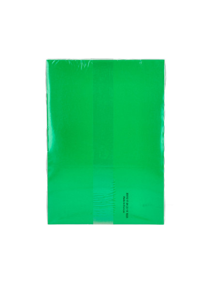 Papel color q-connect din a4 80gr verde intenso paquete de 500 hojas