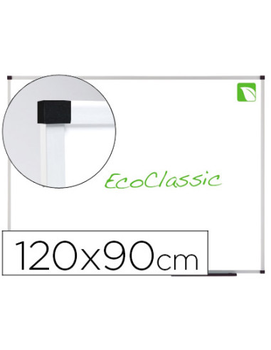 Pizarra blanca nobo eco presti prestige magnetica acero vitrificado 1200x900 mm blanco