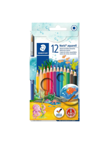 Lapices de colores 12 colores aquarelables en caja de carton staedtler