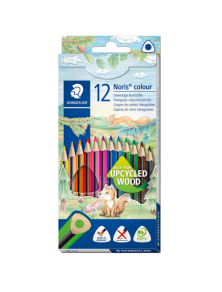 Lápices de colores triangular Staedtler caja de  12 unidades